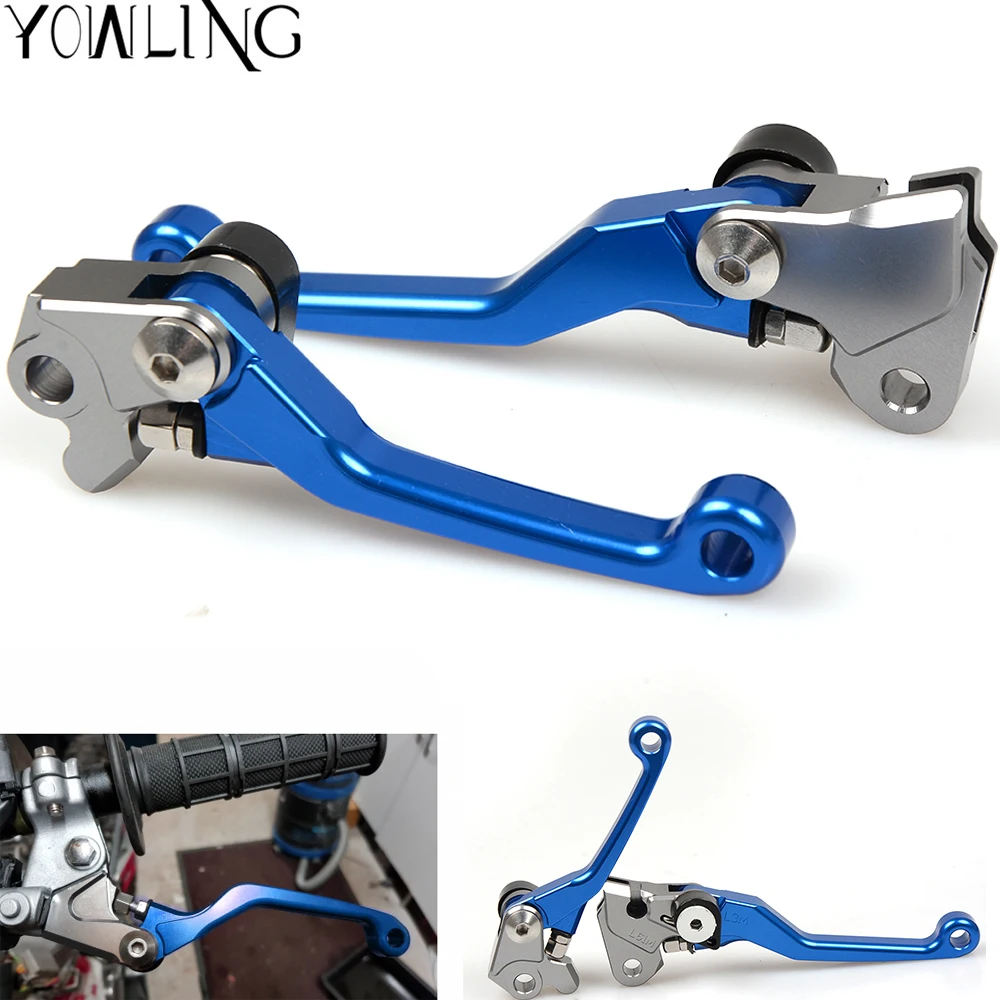 CNC Pivot Brake Clutch Levers for Yamaha YZ125 YZ250 YZ426F YZ450F