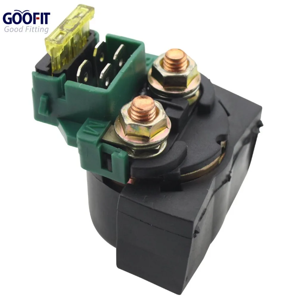 

GOOFIT Relay with Fuse for ATV Scooter Dirt Bike Go Kart Moped Motorcycle H056-006