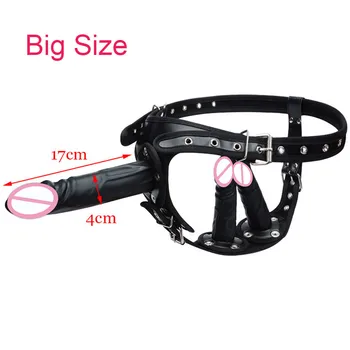 Big Size Silicone Strapon Dildo Vibrators for Men Women Strap on Dildo Panties for Couples Anal Vibrator Lesbian Gay Sex Toys 2