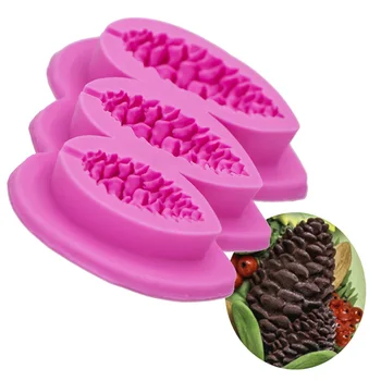 

Pine nuts shaped Food Grade 3D fondant cake silicone mold polymer clay molds chocolate pastry candy making decoration tools 1217
