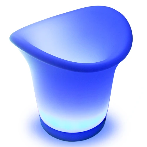 

Skybess LED Beer Ice Bucket Oval Multi Color Change Reachargeble ice bucket Free Shipping 12pcs/lot