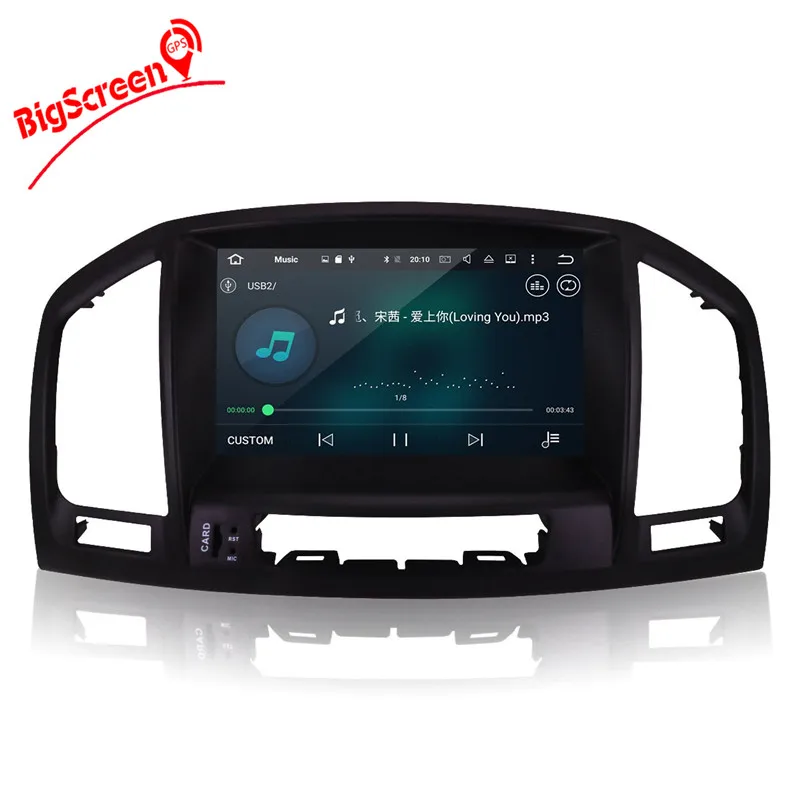 Автомагнитола с восьмиядерным процессором Android 8 0 1 GPS Navi для Opel Insignia 2008