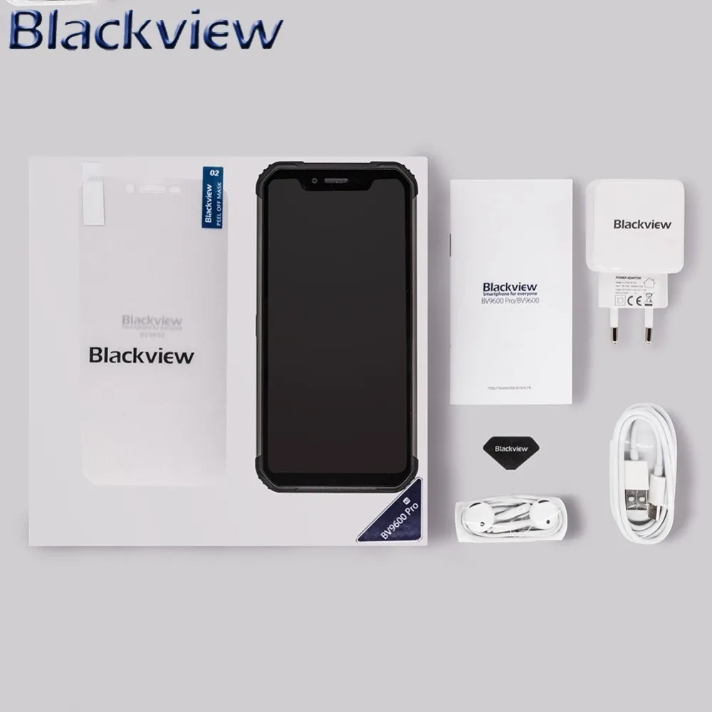 Blackview BV9600 Pro 6,2" 19:9 FHD прочный IP68 водонепроницаемый смартфон Helio P60 MT6771 Android 8,1 6 ГБ+ 128 Гб AMOLED 5580 мАч NFC