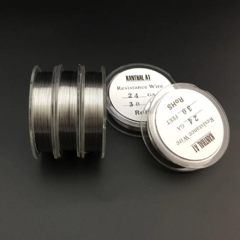 

10pcs/lot Original Vapor Tech Kanthal A1 Heating Wire Resistance Wire 10meter/30Feet 20 22 24 26 28 30 32 Ga DIY RDA Atomizer