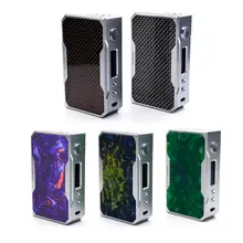 100% original VOOPOO ARRASTRE Caja de 157 W mod fibra de carbono versión TC Mod cigarrillo electrónico vape con NOSOTROS gen diversión chip W/O 18650 batería