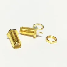 1 шт. внутренний разъем SMA изолятор длиной 2 мм RF коаксиальный конвертер-соединитель прямой анодированные золотом