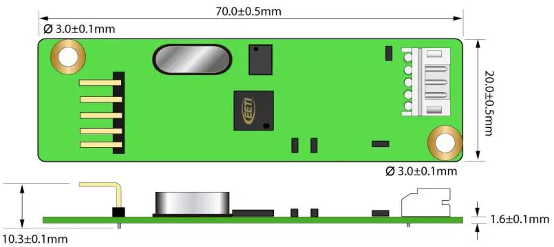 17 дюймов 5:4 5 провод USB сенсорный экран панель с EETI USB/последовательный контроллер AA337* 269 мм