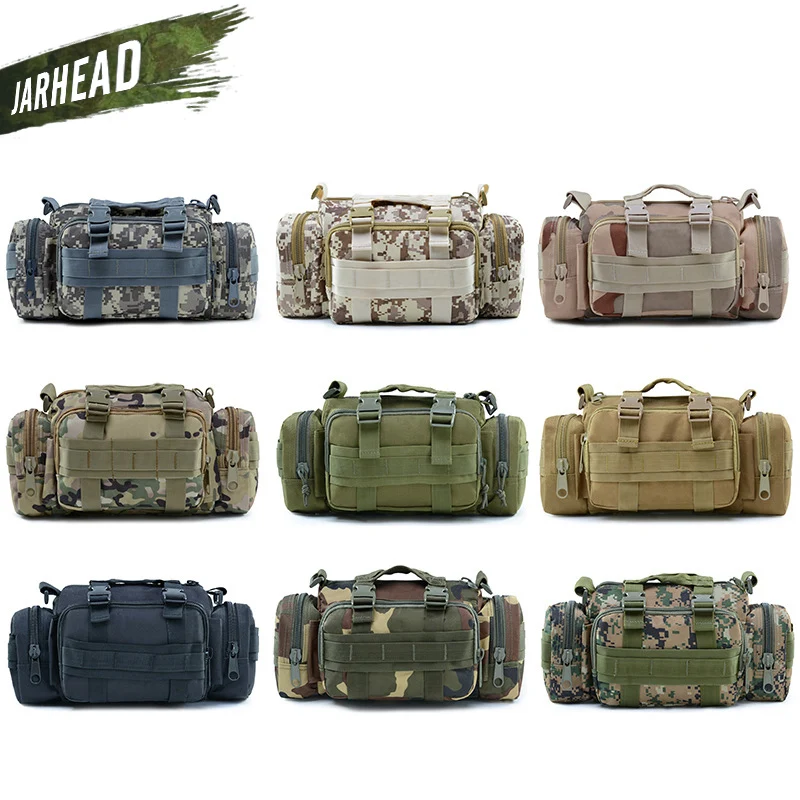  Upgrade 900D Outdoor Military Tactical Waist Bag Waterproof Nylon Camping Hiking Backpack Pouch Han