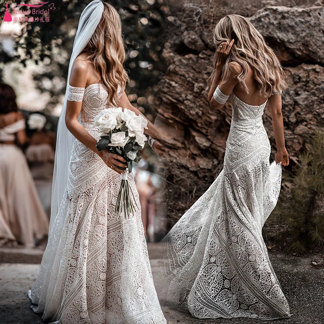 Elegant Youthful Aesthetic Wedding Dresses Form Fitting Lace Mesh Layers  Bridal Gowns Fashion Romantic Noivas Abiti Sposa ZW189 - AliExpress