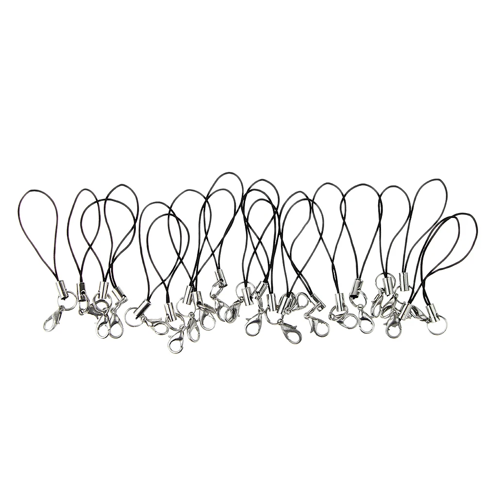 20pcs Universal Strap Lanyard For CellPhone Camera Keychain Pendant DIY Rope Handmade Jewelry Accessories DIY Craft Supplies