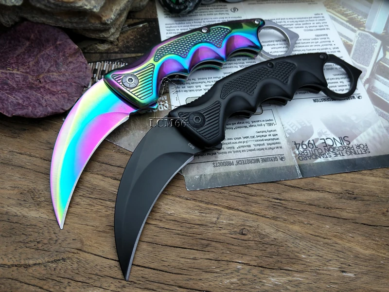 LCM66 складной Karambit складной нож csgo подарок тактический карманный нож, Открытый Кемпинг джунгли выживания битва самообороны инструмент