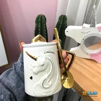 

2019 new style Creative mobile phone bracket cup milk breakfast ceramics cup office ladies coffee cups mugs