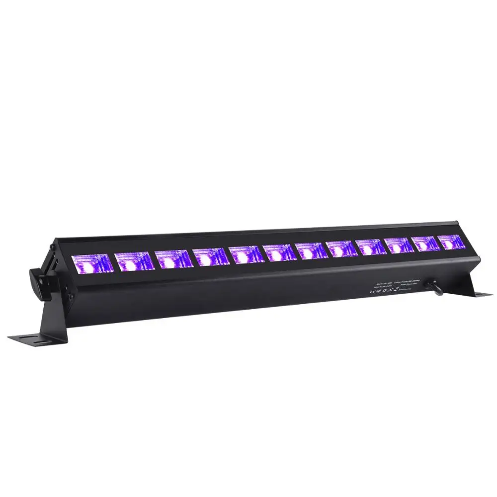 6LED 9LED 12LED Disco УФ-черный огни DJ 36 W Пар лампа УФ партии Рождественский бар свет лазерный свет этапа шайба УФ стены Spotlight - Цвет: 12 LEDs