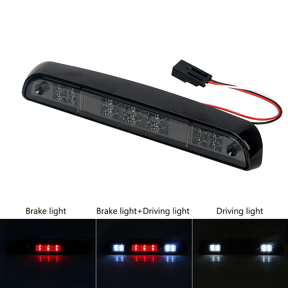 

14 LED Car Signal Light Auto Rear Tail Brake Lamp Smoke Lens Daytime Running Light For Ford F150 F250 F350 Bronco DC 12V