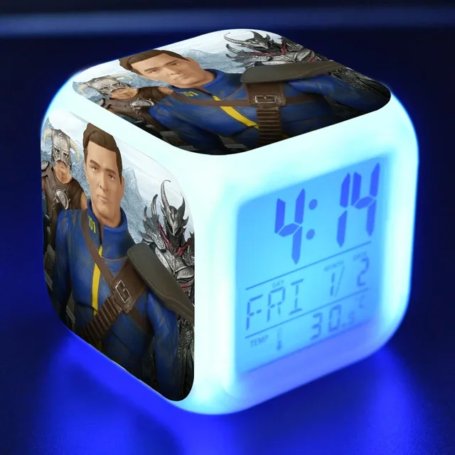 Move Game Fallout 4 Character LED Digital Alarm Clock reloj despertador