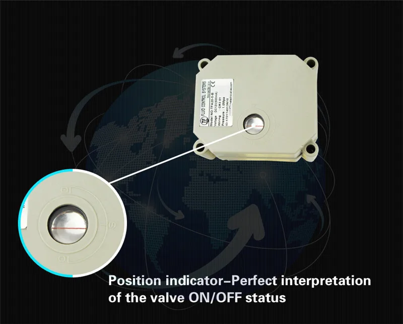Válvula proporcional dn8 de aço inoxidável, novo,