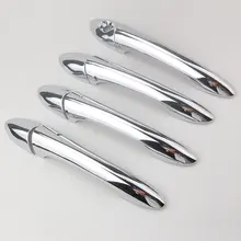 Couvercle de poignée de porte de voiture, ABS chromé, pour Hyundai Sonata YE I45, 2011, 2012, 2013, 2014