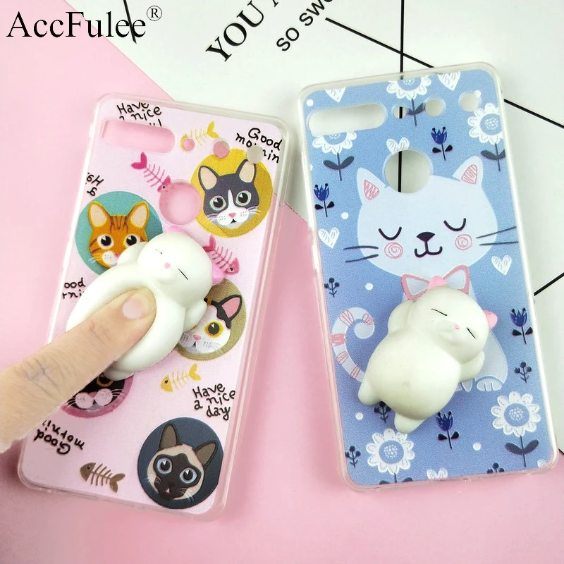 

For Essential Phone PH-1 Squishy Funny Cat Case For Essential Phone PH 1 5.71" 3D Panda Pappy Rabbit Silicone TPU Cover