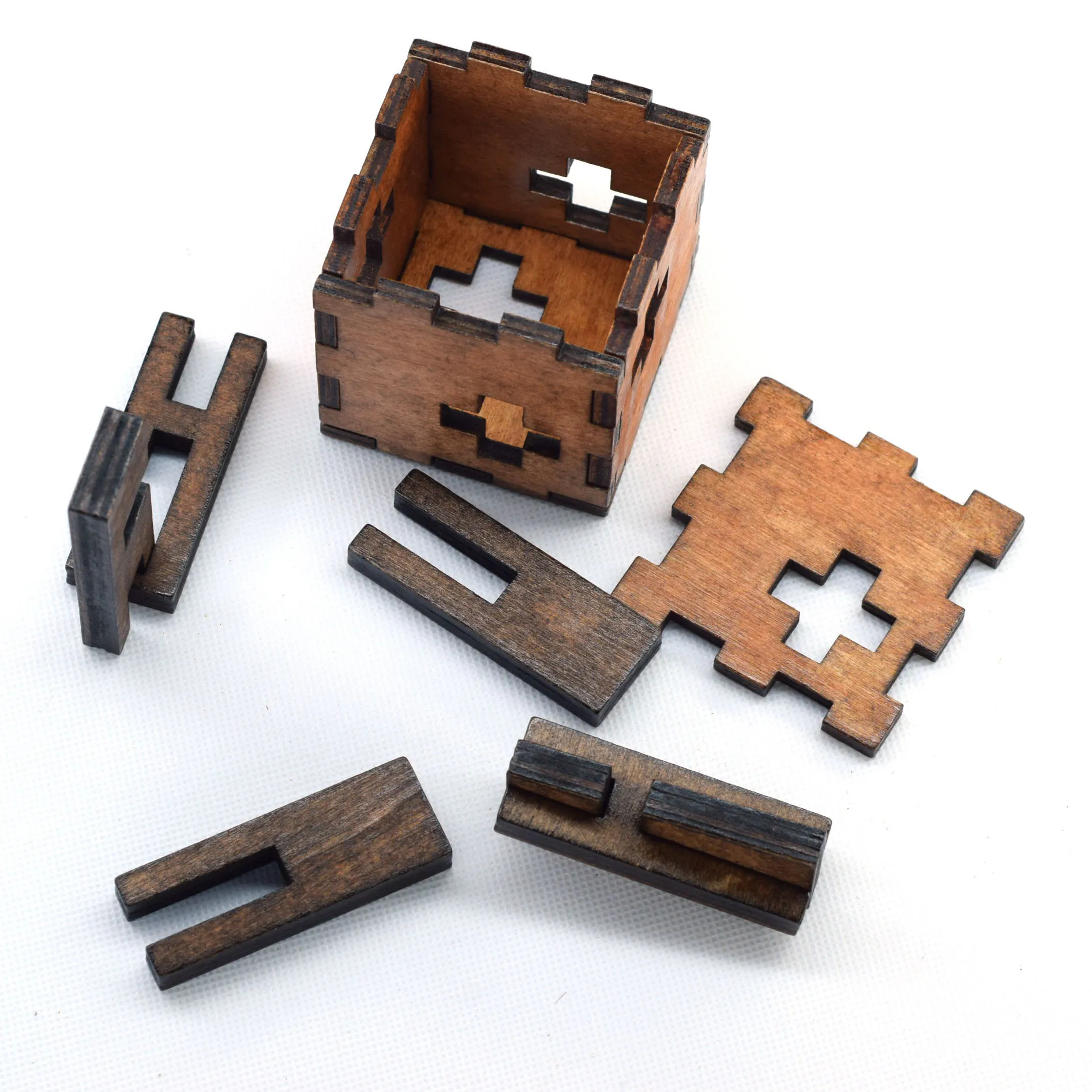Switzerland cube Wooden Swiss Secret Puzzle Box wood brain teaser toy For Kids S 