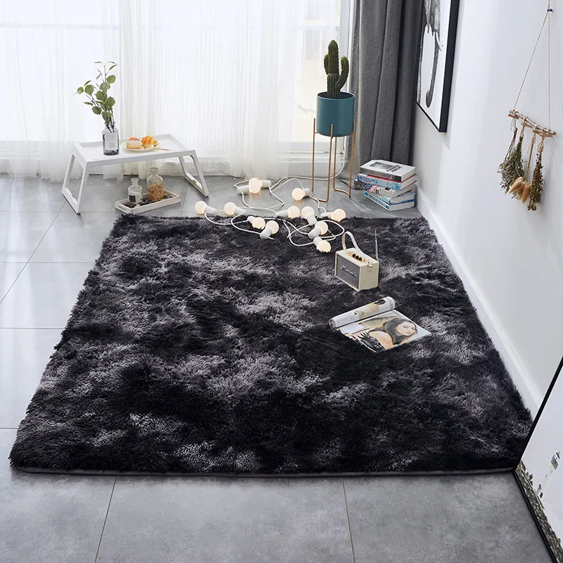 Современные Геометрические однотонные ковры для гостиной, спальни, ковер, диван, журнальный столик, домашний декор, Противоскользящие коврики