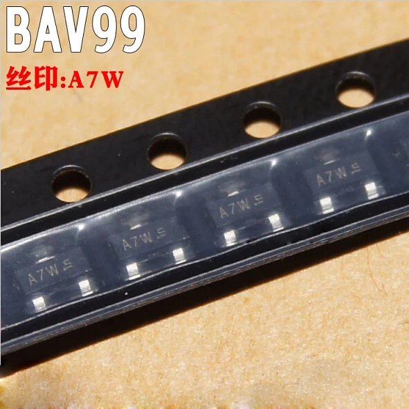 Aliexpress.com : Buy 50pcs/lot BAV99(A7W) Dual Surface Mount Switching ...