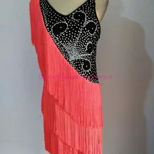 Новые латинские танцевальные костюмы сексуальные камни кисточкой платье латиноамериканского танца для женщин конкурсные платья латиноамериканских танцев можно сделать 001