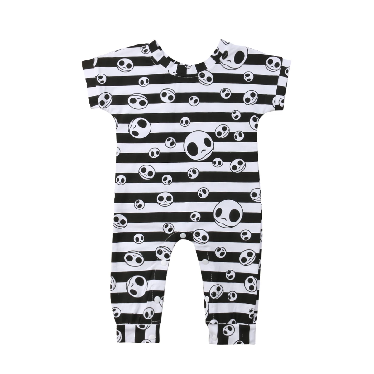 

Halloween Skull Baby Girl Boy Romper Jumpsuit Short Sleeve Casual Baby Clothing Free Shipping
