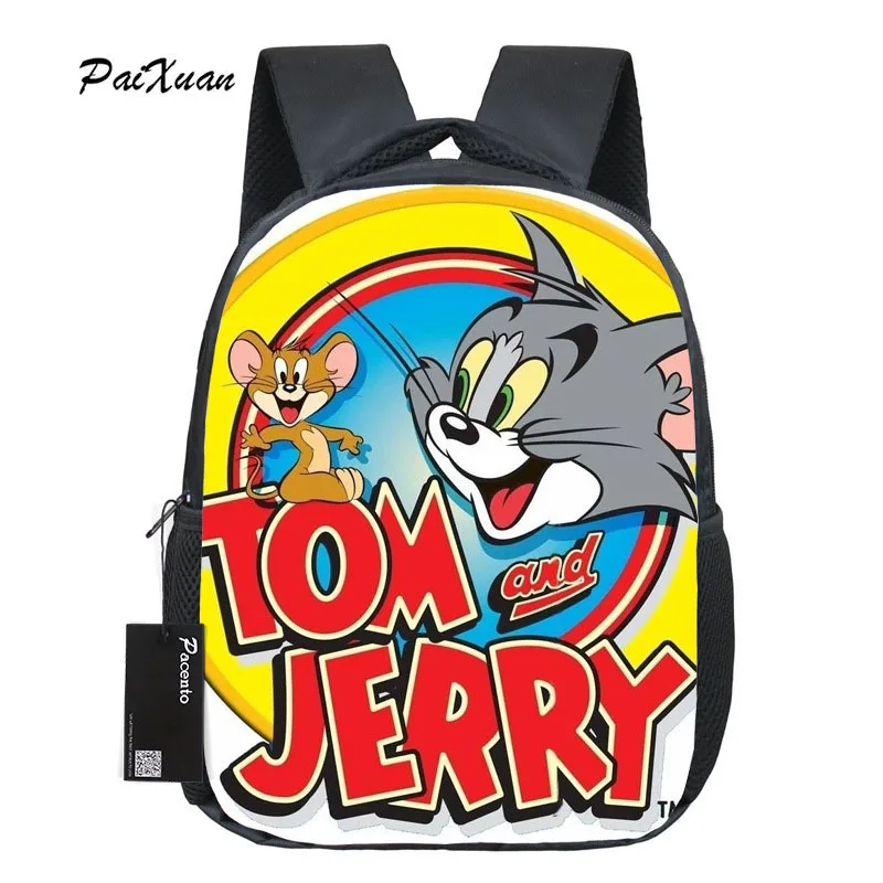 Buy Tom and Jerry Lovely Print School Backpack for