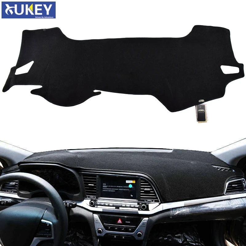 

Xukey Dashboard Cover Dashmat Dash Mat Pad Sun Shade Dash Board Cover Carpet For Hyundai Elantra Avante 2016 2017 2018 AD LHD
