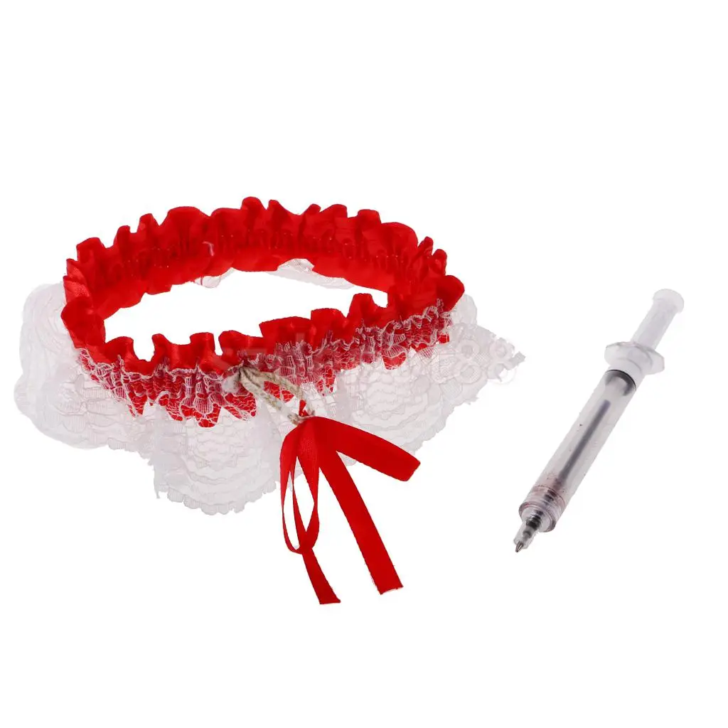 Подвязка медсестры Accessories со шприцем Подвязка медсестры Accessories со шприцем