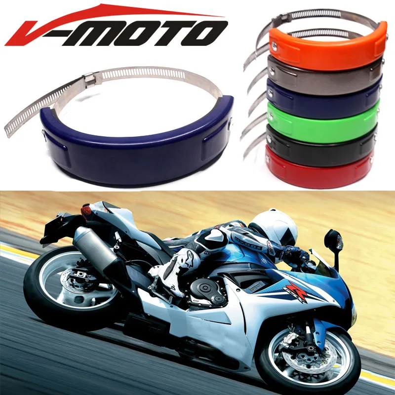 

Hot sell For SUZUKI SV650/S SV 650 Accessories Silencer/Round Oval Exhaust Protector Can Cover