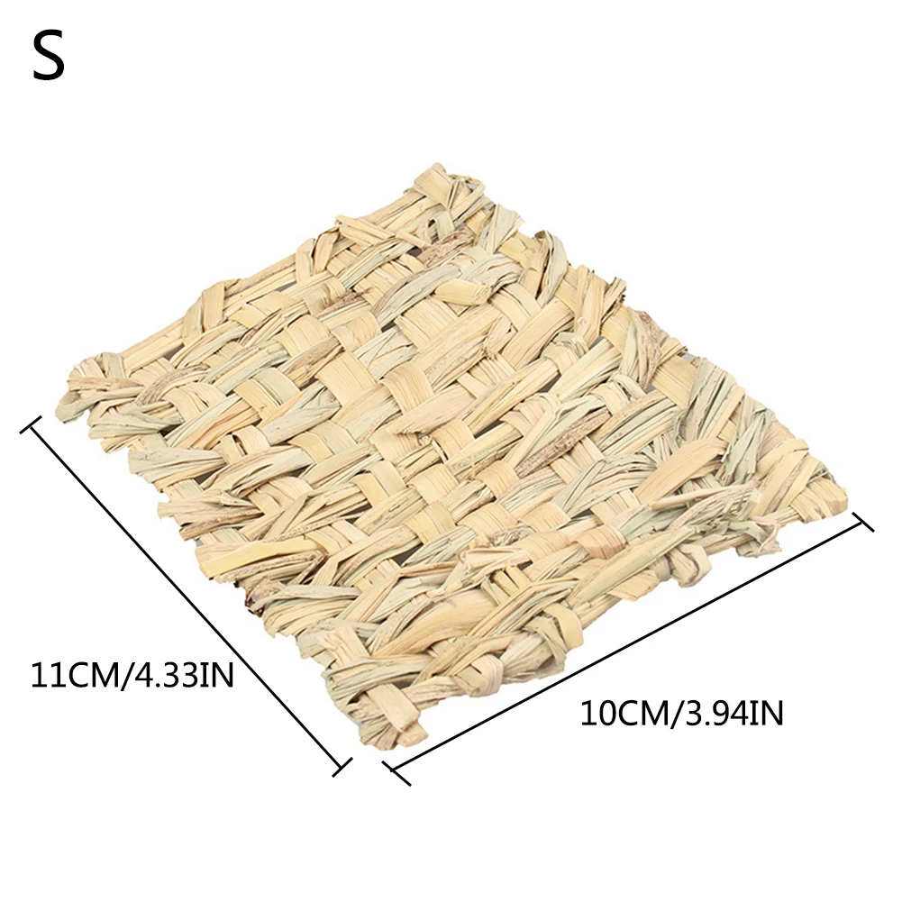 Коврик с искусственной травой сетка для сена ручной соломенный коврик хомяк свинки Прямоугольный Коврик подстилка для гнезда