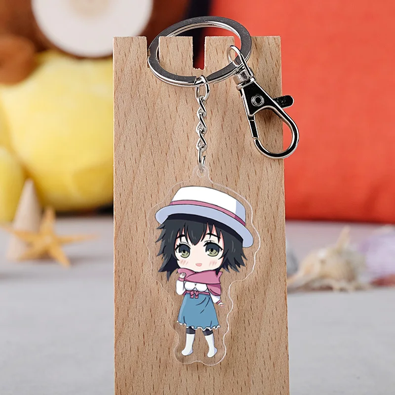 10 шт./лот аниме ворота Steins акриловый брелок игрушка фигурка Makise Kurisu сумка кулон