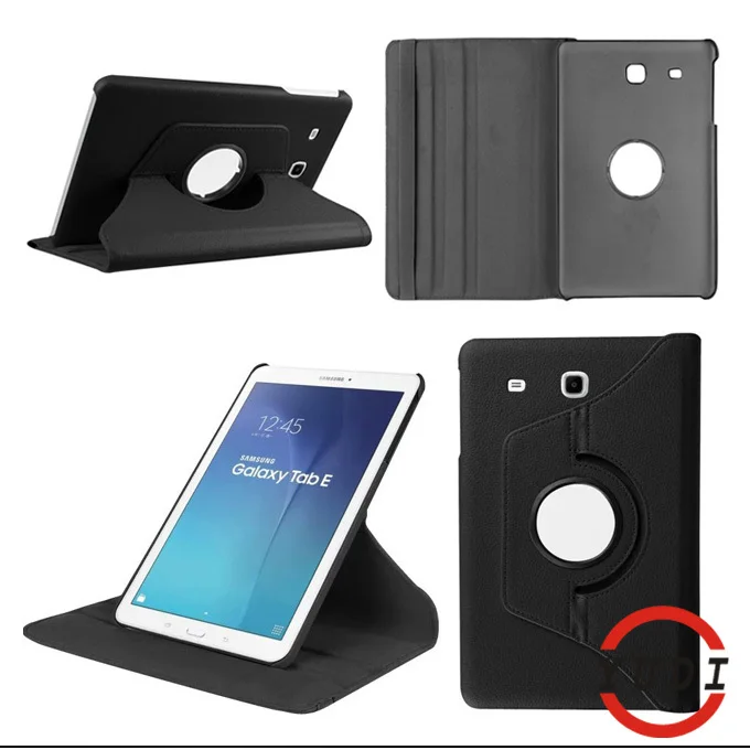 

360 rotating PU Leather Case Cover For Samsung Galaxy Tab E 9.6 T560 T561 SM-T560 Tablet Accessories Y4a04d