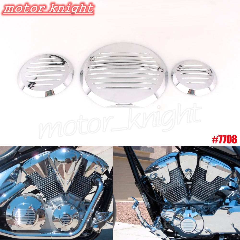 Набор вставных крышек двигателя Kuryakyn для HoNdA VTX 1300 2003 2009 и 1800 2002 2008|engine cover|engine cover