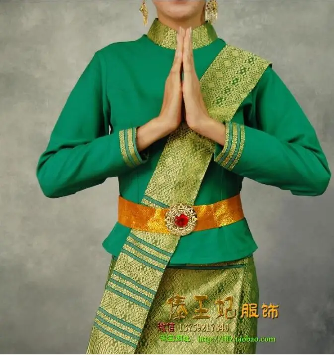 Новая мода классический стиль тайская униформа официанта женщина костюм