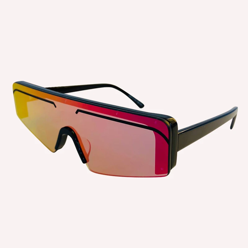 Модные новые маленькие Солнцезащитные очки женские мужские оправы acetate Goggle Солнцезащитные очки женские уличные зеркальные очки женские оттенки UV 400