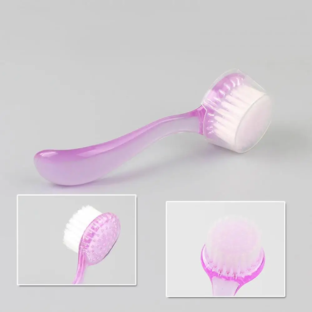 1PC Soft Bristle Brush Scrub Blackhead Remover Exfoliating Facial Brush
