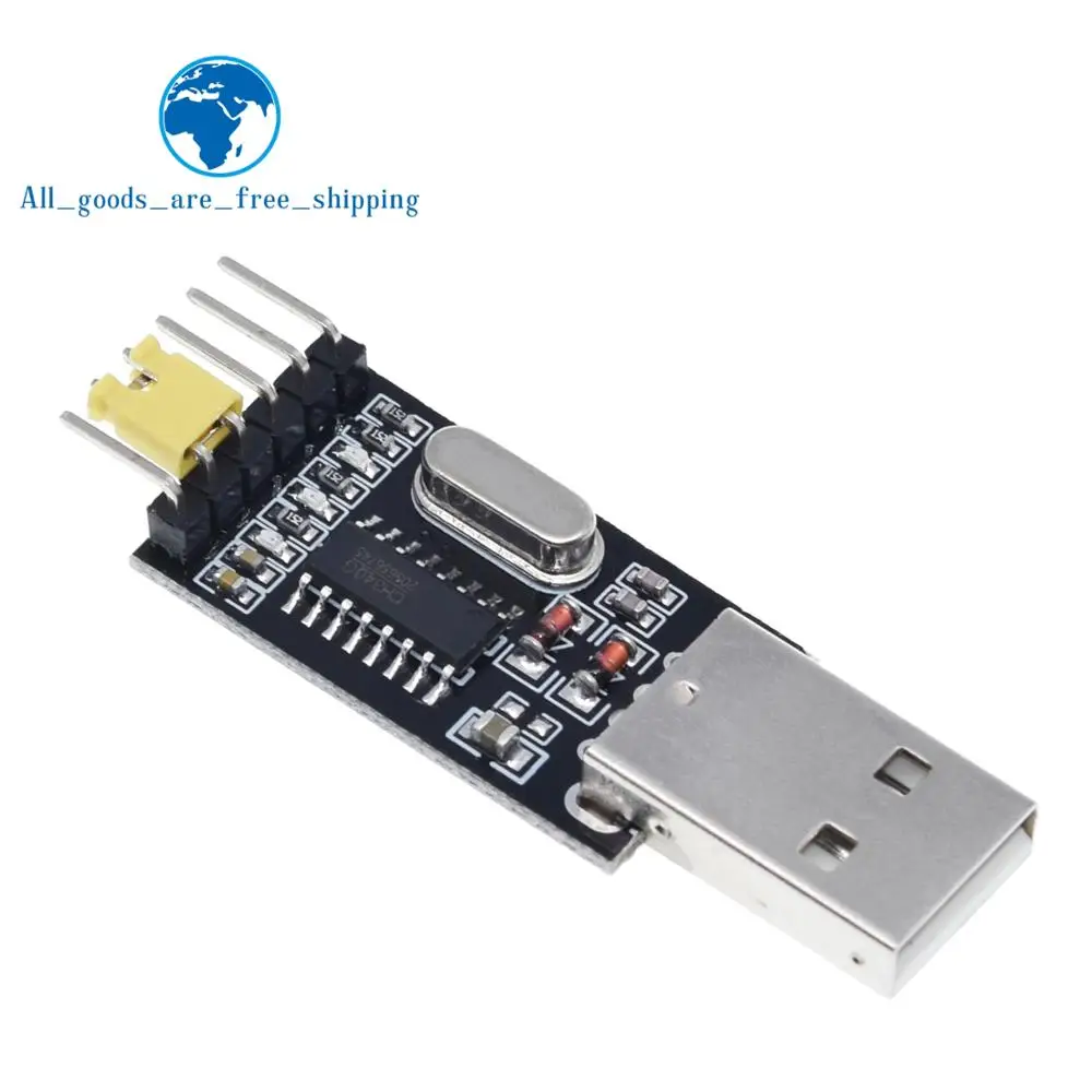 

TZT CH340 module USB to TTL CH340G upgrade download a small wire brush plate STC microcontroller board USB to serial