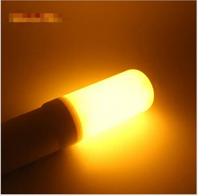 10 x E27 E26 E14 2835 Светодиодный эффект пламени огня лампочки 5 W творческие огни мерцающего эмуляции атмосферная декоративная лампа