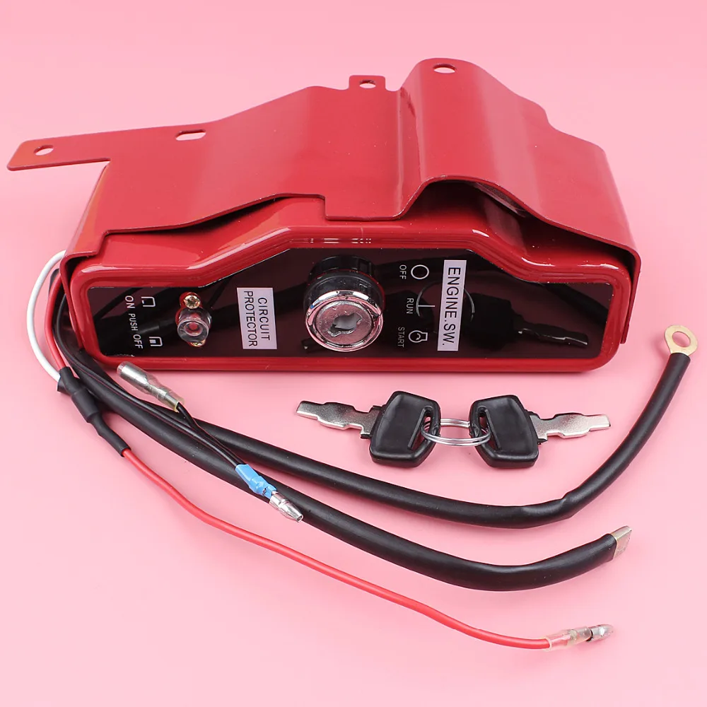 Ignition Switch Box with 2 Keys For Honda GX390 GX340 13HP 11HP Lawn