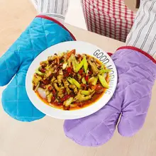 1 шт. перчатка для духовки термостойкие варежки кухонные рукавица и прихват для микроволновой печи Нескользящие Утепленные перчатки NX 037