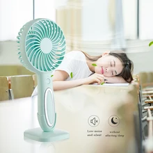 USB мини вентилятор Портативный Перезаряжаемые светодиодный охладитель зарядки мини вентилятор охлаждения ручной вентилятор для Office для дома