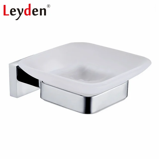 Leyden Bathroom Soap Holder Stainless Steel Dish Wall Mounted Leyden Bathroom Soap Holder Stainless Steel Dish Wall Mounted Chrome Shower Dishes Gl