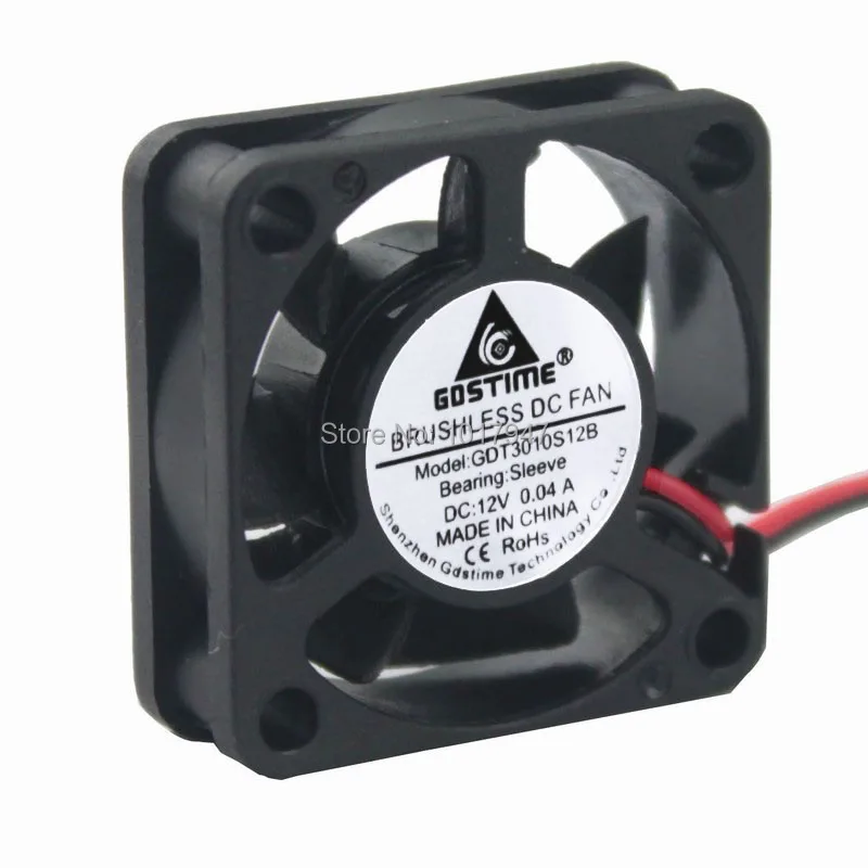 20 шт./партия кулер Gdstime 12 В 2 контакта 3010 30 мм х30х10 мм|dc cooling fan|cooling fancooler radiator |