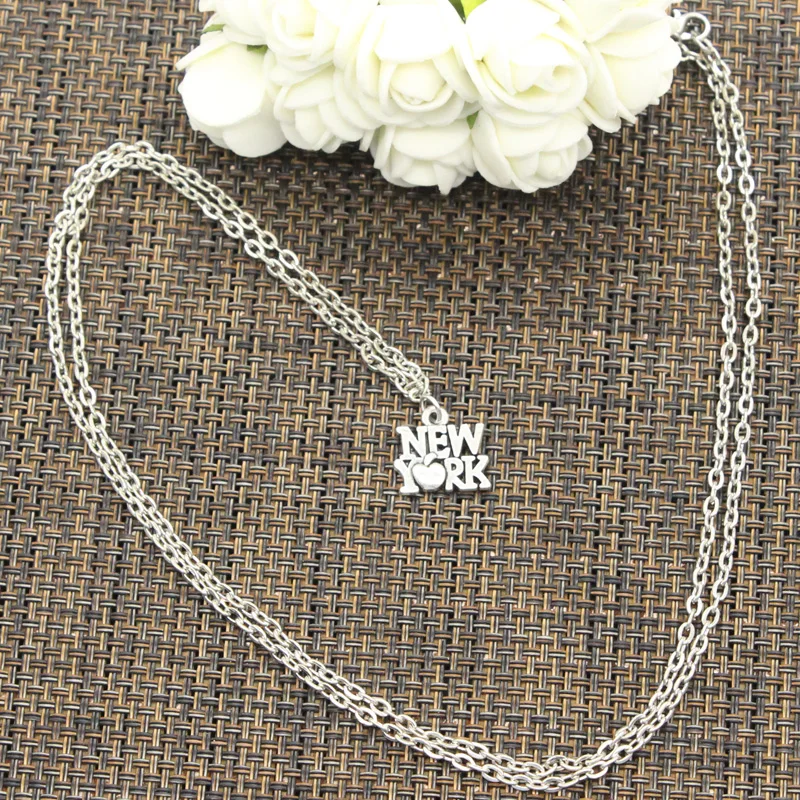 Подвеска в виде сердца Нью Йорка с крестом|cross chain|fashion necklacenecklace fashion |