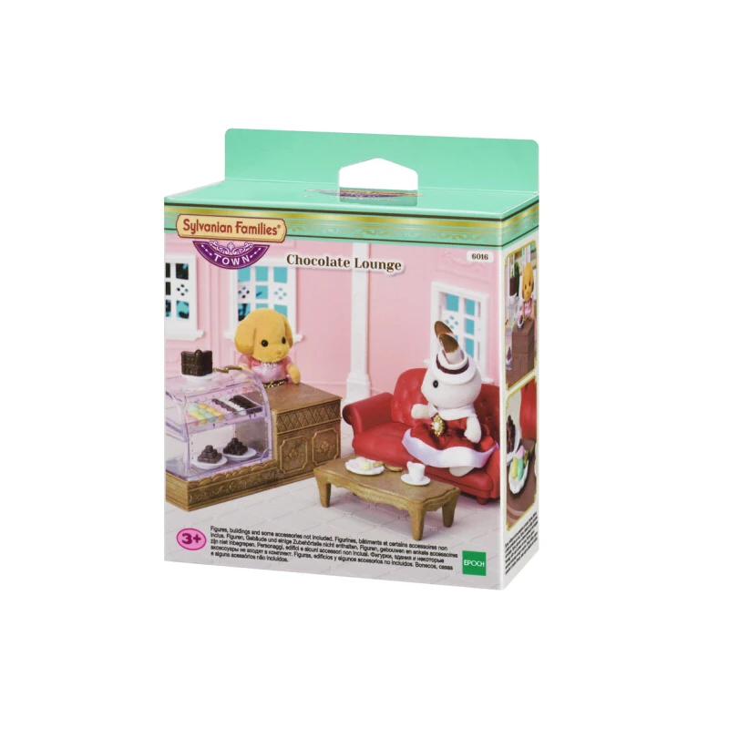 Sylvanian Families кукольный домик мебель сцены аксессуары шоколадный салон без фигурок#6016