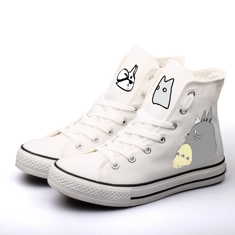 

Anime Fans Design Canvas Shoes High Top Men Casual Walking Shoes Customize Cartoon Logo Printed Flat Shoes Espadrilles