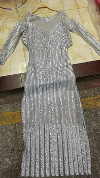 

SH-389 nice looks glitter print tulle mesh lace for sawing/party/wedding