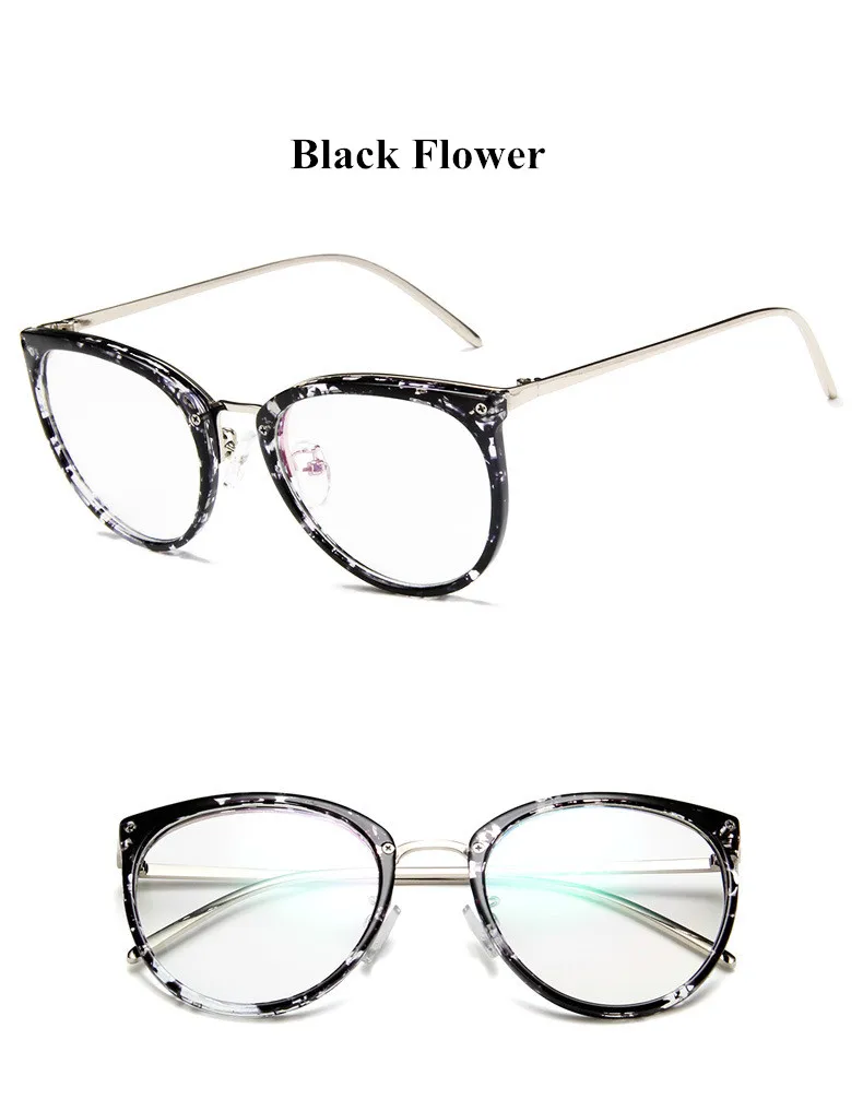 Модные очки Прозрачная женская оправа без градуса очки большой кошачий глаз оправа с прозрачными линзами очки мужские